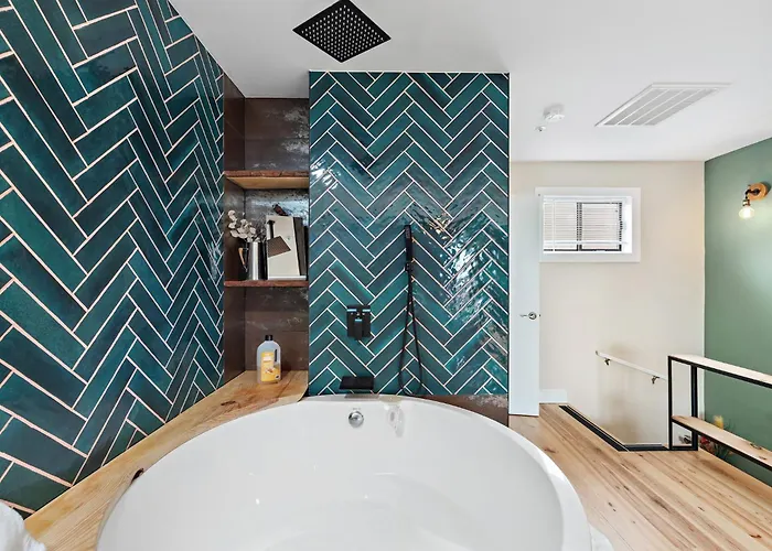 Boho Bay View Townhome W 2 King Hébergement de vacances *
